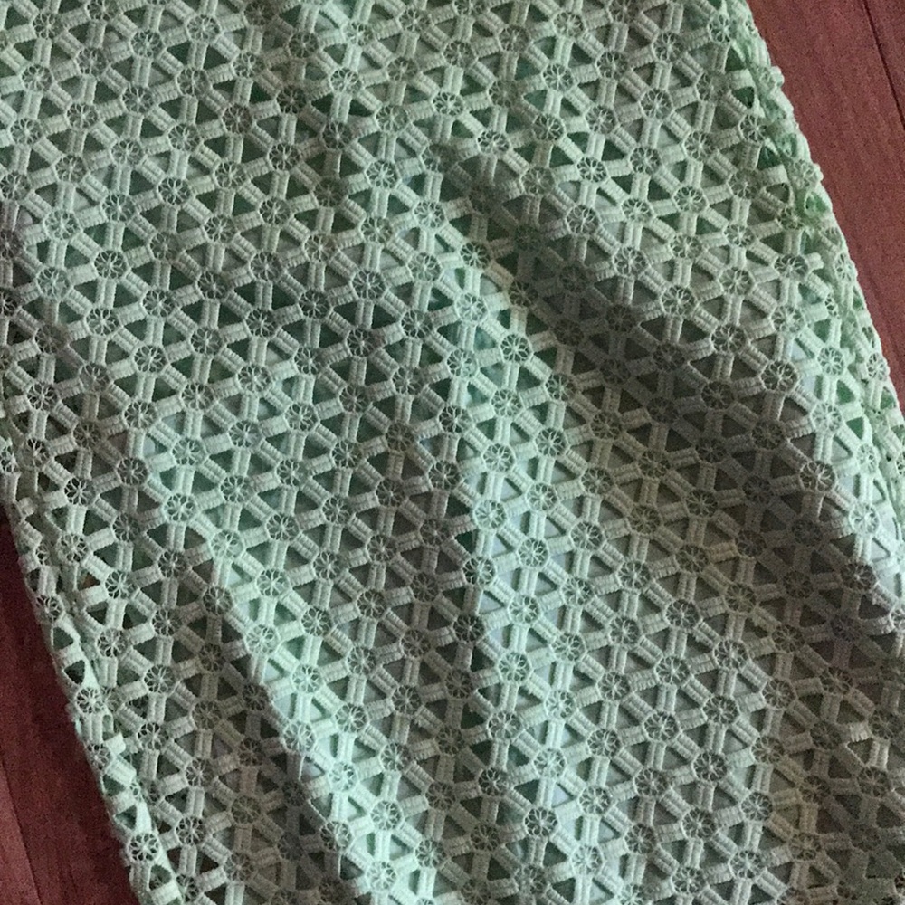 ZARA pencil skirt in green